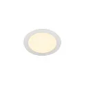 LED Ceiling recessed luminaire SENSER 18 LED, round, 950lm, IP20, white, 3000K