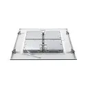 LED Ceiling recessed luminaire LED PAVONO 600x600, 100°, UGR 16, white, 3000K, 3200lm