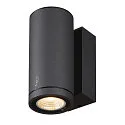 SLV Premium-LED Outdoor Wall luminaire ENOLA ROUND SINGLE CCT, IP65 IK02, S-size, 6W 3000 / 4000K 390 / 450lm 30°, CRi>90