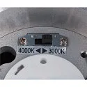 Premium-LED Outdoor Ceiling luminaire ENOLA ROUND CCT, IP65 IK02, S-size, 9W 3000 / 4000K 510 / 580lm 38, CRi>90, anthracite
