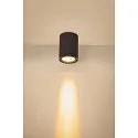 SLV Premium-LED Outdoor Ceiling luminaire ENOLA ROUND CCT, IP65 IK02, M-size, 10W 3000 / 4000K 700 / 800lm 38, CRi>90, anthracite