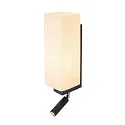 Wall luminaire QUADRASS SPOT Indoor, E27, with LED Spot 2W, 3000K, 200lm, black