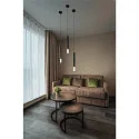 SLV LED Pendant luminaire HELIA AMBIENT 35 Indoor, 9W, 3000K, 425lm, black, without rosette