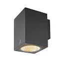 SLV Premium-LED Outdoor Wall luminaire ENOLA SQUARE SINGLE CCT, IP65 IK02, L-size, 35W 3000 / 4000K 3100 / 3400lm 30°, CRi>90