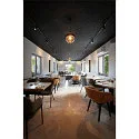 SLV Pendant luminaire PANTILO CONVEX 40 Indoor, E27, chrome, with canopy