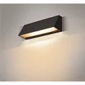 SLV LED Wall luminaire PEMA® Outdoor,16W, 1260/1400lm, CCT switch 3000/4000K, black