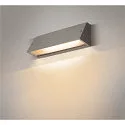 SLV LED Wall luminaire PEMA® Outdoor,16W, 1260/1400lm, CCT switch 3000/4000K, gray