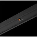 SLV LED Pendant luminaire NOYA PD PHASE, CCT switch, 2700/3000K, 1861/2025lm, IP20, black
