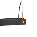 SLV LED Pendant luminaire NOYA PD PHASE, CCT switch, 2700/3000K, 1861/2025lm, IP20, black