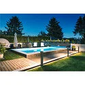 SLV LED Outdoor luminaire L-LINE OUT FL Pole LED Floor lamp, horizontal, CCT switch, 3000/4000K, 490/530lm, IP65, anthracite, 80cm