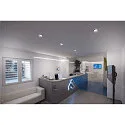 SLV LED Ceiling recessed luminaire NUMINOS DL L, 3000K, IP20, rotatable / pivotable, 40°, 2200lm, UGR 18, white/chrome