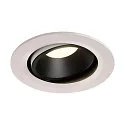 LED Ceiling recessed luminaire NUMINOS DL L, 4000K, IP20, rotatable / pivotable, 20°, 2350lm, UGR 20, white/black