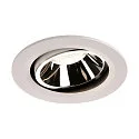 LED Ceiling recessed luminaire NUMINOS DL L, 4000K, IP20, rotatable / pivotable, 55°, 2350lm, UGR 19, white/chrome