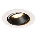 LED Ceiling recessed luminaire NUMINOS DL XL, 3000K, IP20, rotatable / pivotable, 55°, 3300lm, UGR 22, white/black