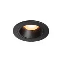 LED Ceiling recessed luminaire NUMINOS DL S, 2700K, IP20, 40°, 670lm, UGR 19, black/black