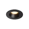 LED Ceiling recessed luminaire NUMINOS DL S, 3000K, IP20, 40°, 690lm, UGR 18, black/black