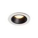 LED Ceiling recessed luminaire NUMINOS DL S, 3000K, IP20, 20°, 690lm, UGR 18, white/black