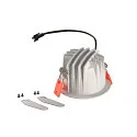 SLV LED Ceiling recessed luminaire NUMINOS DL S, 3000K, IP20, 40°, 730lm, UGR 18, white/white