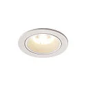 LED Ceiling recessed luminaire NUMINOS DL S, 4000K, IP20, 20°, 790lm, UGR 19, white/white