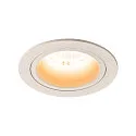 LED Ceiling recessed luminaire NUMINOS DL M, 2700K, IP20, 20°, 1600lm, UGR 20, white/white