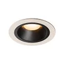 LED Ceiling recessed luminaire NUMINOS DL M, 2700K, IP20, 40°, 1460lm, UGR 20, white/black
