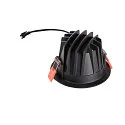 LED Ceiling recessed luminaire NUMINOS DL M, 4000K, IP20, 20°, 1600lm, UGR 19, black/black