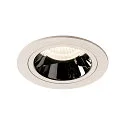 LED Ceiling recessed luminaire NUMINOS DL M, 4000K, IP20, 20°, 1660lm, UGR 17, white/chrome