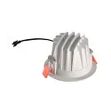 SLV LED Ceiling recessed luminaire NUMINOS DL M, 4000K, IP20, 55°, 1600lm, UGR 21, white/black