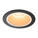 LED Ceiling recessed luminaire NUMINOS DL L, 2700K, IP20, 20°, 2250lm, UGR 18, black/white