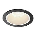 LED Ceiling recessed luminaire NUMINOS DL L, 4000K, IP20, 40°, 2450lm, UGR 19, black/white