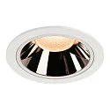 LED Ceiling recessed luminaire NUMINOS DL XL, 2700K, IP20, 55°, 3400lm, UGR 19, white/chrome