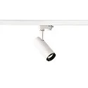 LED 3-Phase luminaire NUMINOS PHASE S, 4000K, 24°, 1090lm, white/black