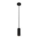 LED Pendant luminaire NUMINOS PD PHASE S, 2700K, 60°, 980lm, black/black