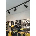 SLV LED 3-Phase luminaire NUMINOS PHASE M, 3000K, 60°, 1880lm, black/black