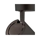SLV LED Ceiling luminaire NUMINOS SPOT PHASE L, 3000K, 24°, 2430lm, black/black