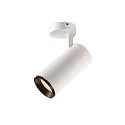 LED Ceiling luminaire NUMINOS SPOT PHASE L, 3000K, 36°, 2340lm, white/black
