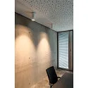 SLV LED Ceiling luminaire NUMINOS CL DALI M, 3000K, 36°, 1950lm, white/black