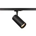 LED 3-Phase luminaire NUMINOS DALI L, 2700K, 60°, 2475lm, black/black