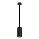 LED Pendant luminaire NUMINOS PD DALI L, 2700K, 24°, 2430lm, black/black