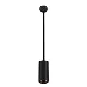 LED Pendant luminaire NUMINOS PD DALI L, 4000K, 36°, 2620lm, black/black