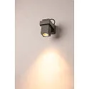 SLV Outdoor luminaire THEO BRACKET CW Wall / Ceiling luminaire, QPAR51, GU10, IP65, anthracite