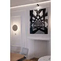 SLV Shade for MANA LED Wall luminaire, round, Ø 40cm, gray