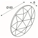 SLV Shade for MANA LED Wall luminaire, round, Ø 60cm, beige
