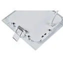 SLV LED Ceiling recessed luminaire SENSER 12 DL, square, 6W, 440lm, IP20, white, 4000K