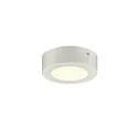SLV LED Wall / Ceiling luminaire SENSER 12 CW, round, IP20, white, 8,5W, 4000K, 470lm