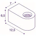 SLV Wall luminaire FITU CUBE WL, E27, IP20, white