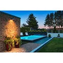 LED Outdoor luminaire ESKINA FRAME WL DOUBLE LED Wall luminaire, CCT switch, 3000/4000K, 1100/1200lm, IP65, anthracite