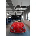 LED Pendant luminaire ONE 80 PD DALI UP/DOWN, CCT switch, 3000/4000K, 615/635lm, black