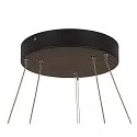 SLV LED Pendant luminaire ONE DOUBLE PD DALI UP/DOWN, CCT switch, 3000/4000K, 1050/1060lm, black