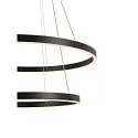 SLV LED Pendant luminaire ONE DOUBLE PD DALI UP/DOWN, CCT switch, 3000/4000K, 1050/1060lm, black